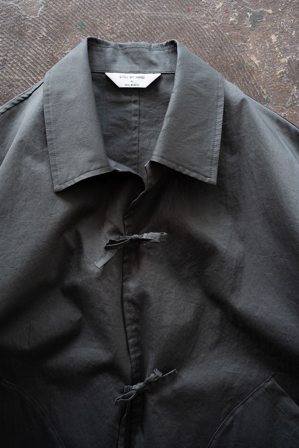 【26SS】コットンツイルシャツジャケット(BLUE CHARCOAL)