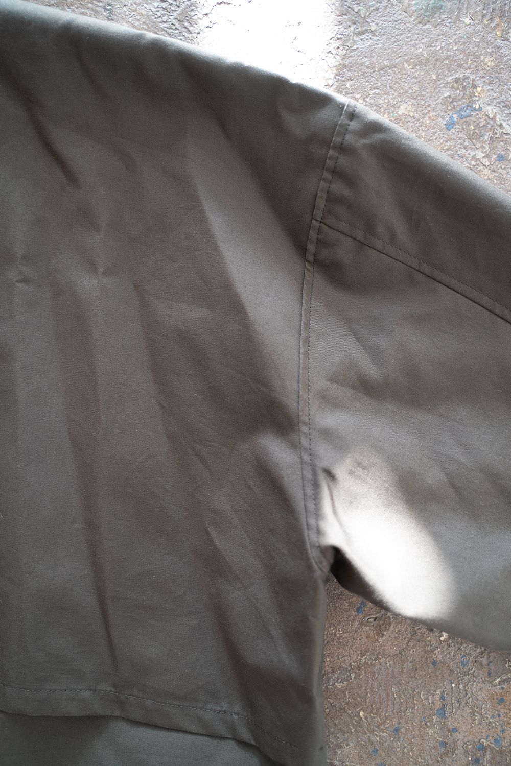 【ラスト1点】【22AW】甘撚りオックスショートブルゾン(CHARCOAL)