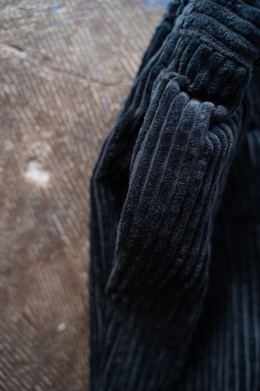 【ラスト1点】【24AW】3.5W太畝コーデュロイイージーパンツ(DARK NAVY)