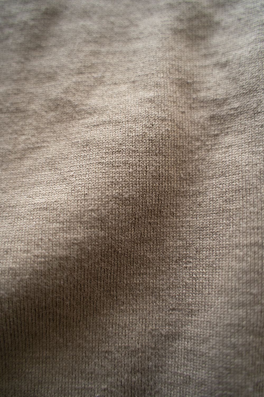スビンコットン30/2吊り天竺半袖T(DARK BEIGE)