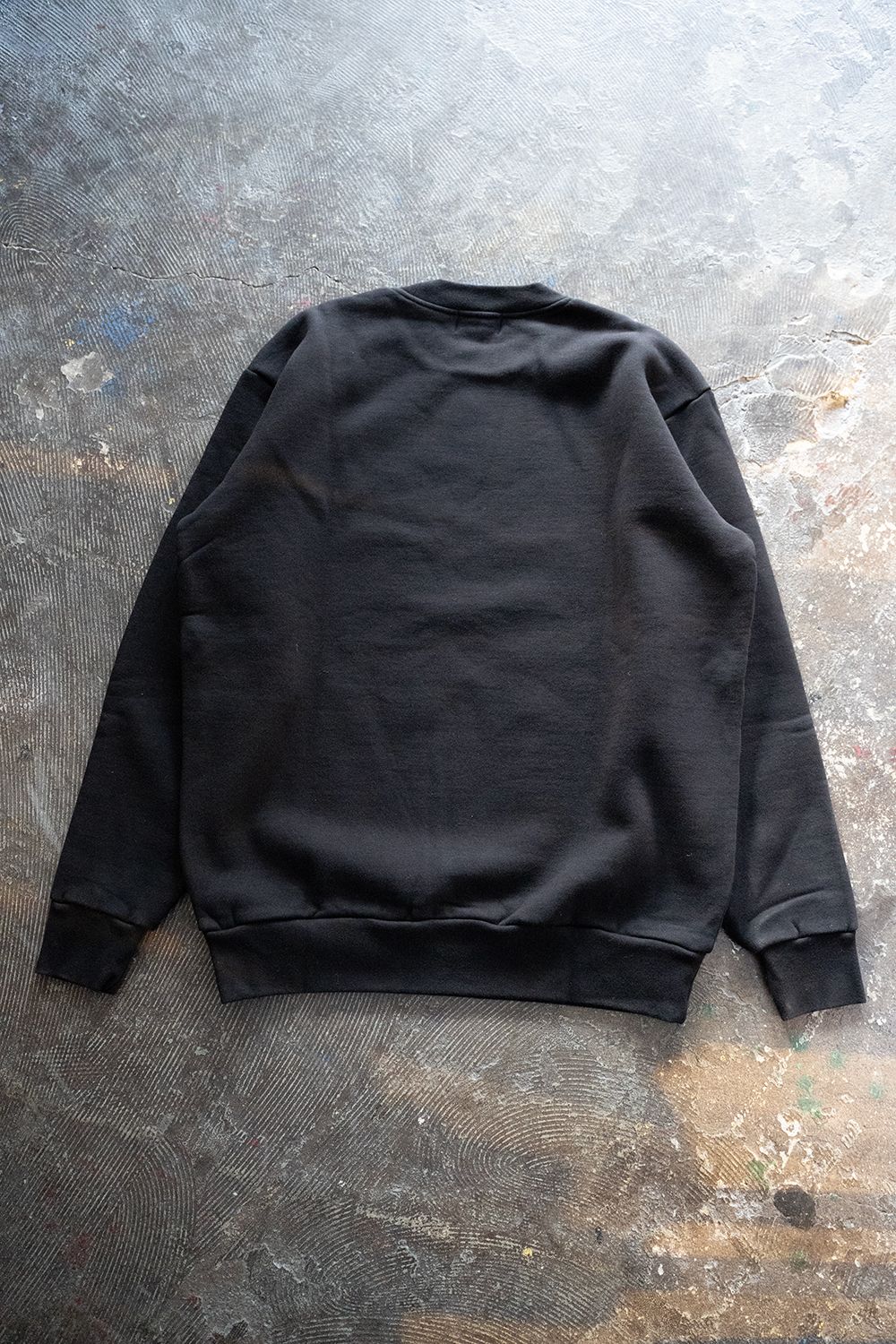 【ラスト1点】【23AW】Loose Fit Crew Neck Sweat(PURE BLACK)
