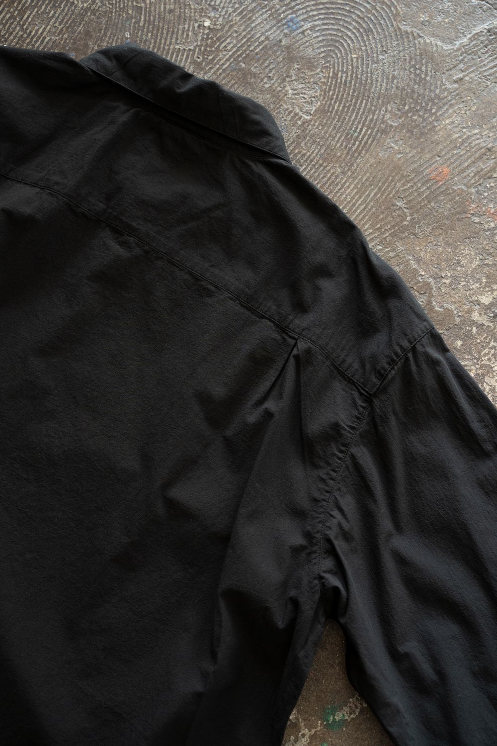 強撚OCブロードシャツ(黒)