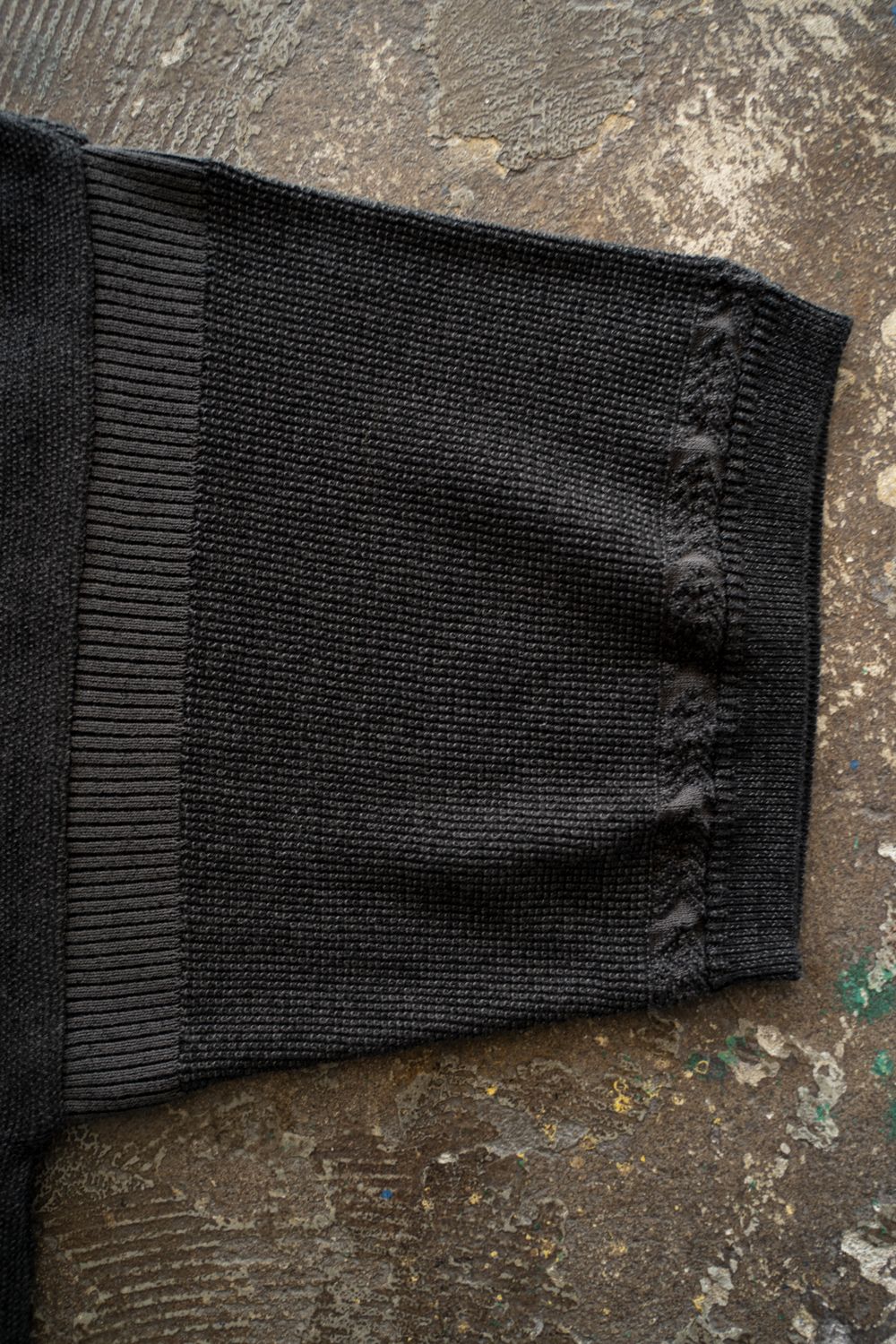 【26SS】Ryokufu Henley Knit(BLACK)