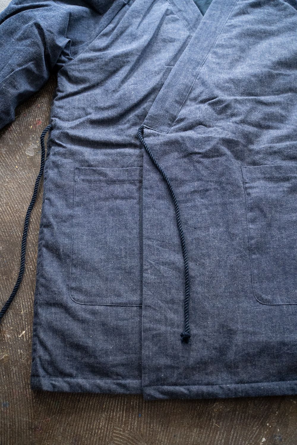 【ラスト1点】"futon"gown(DENIM)