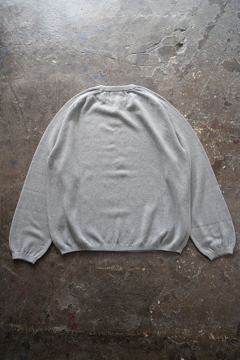 【ラスト1点】【22AW】カシミア混クルーネックニット(HEATHER GRAY)