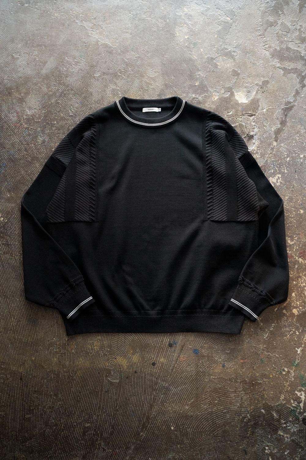 【ラスト1点】【25AW】Shimobashira Knit(BLACK)