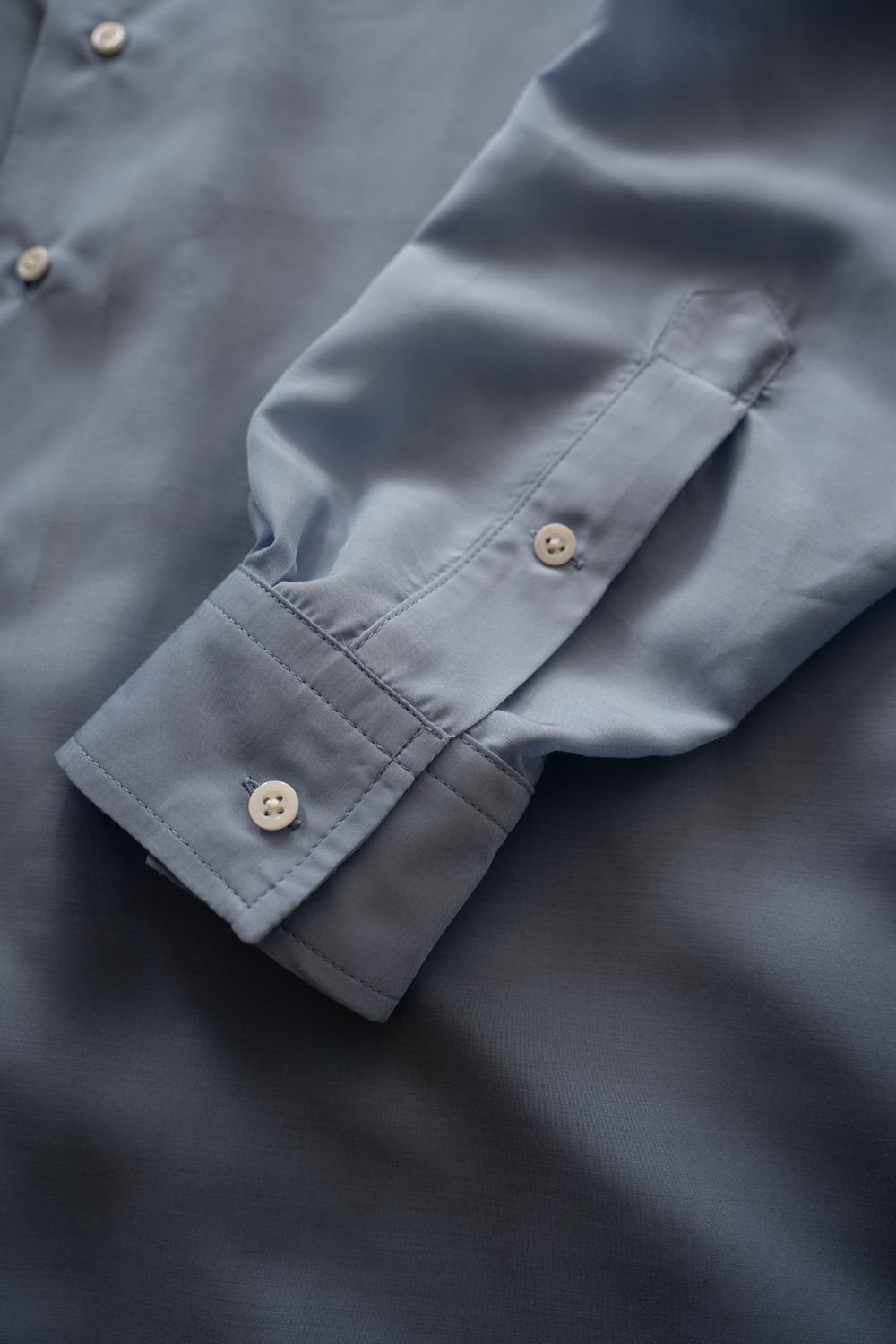 【26SS】Sheer Light Shirt/シアーライトシャツ(SAX)