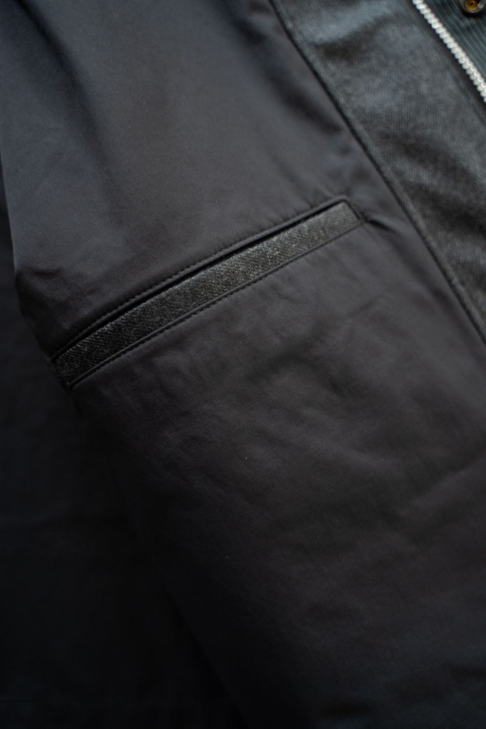 【ラスト1点】【24AW】コーデュロイ切り替え3レイヤーブルゾン(CHARCOAL)