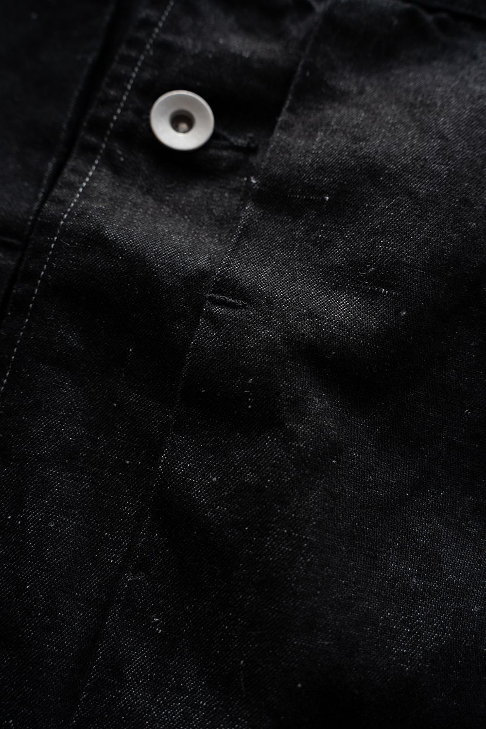 【26SS】8.5oz大麻混デニムブルゾン(BLACK)