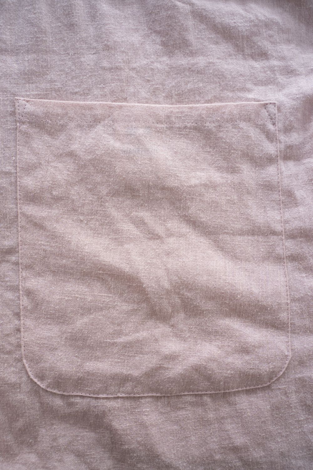 【26SS】"joint(short)"pajama【オールインワン】(washed cotton hemp PINK)