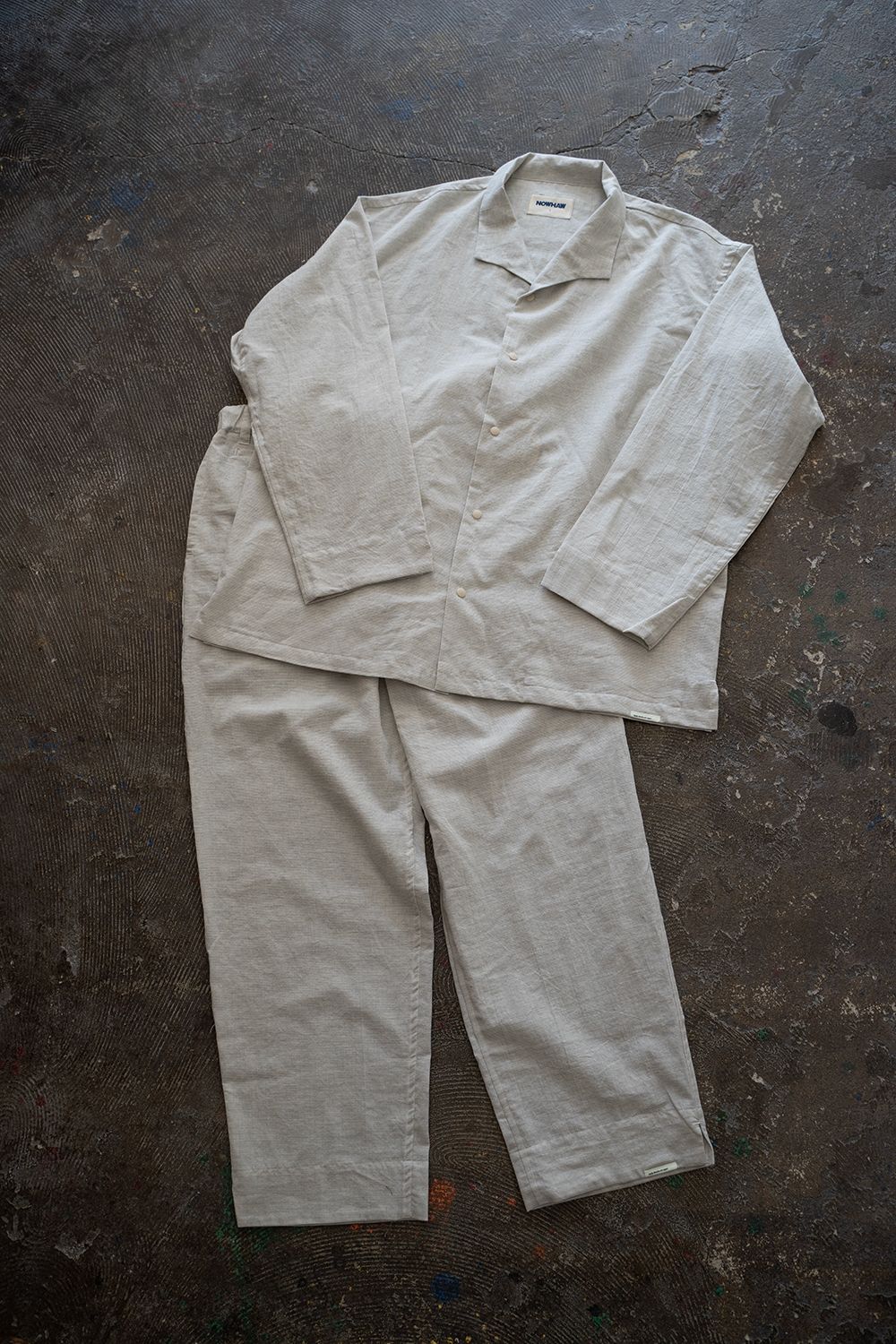 【ラスト1点】【23SS】"week"pajama【セットアップ】(LIGHT GRAY)