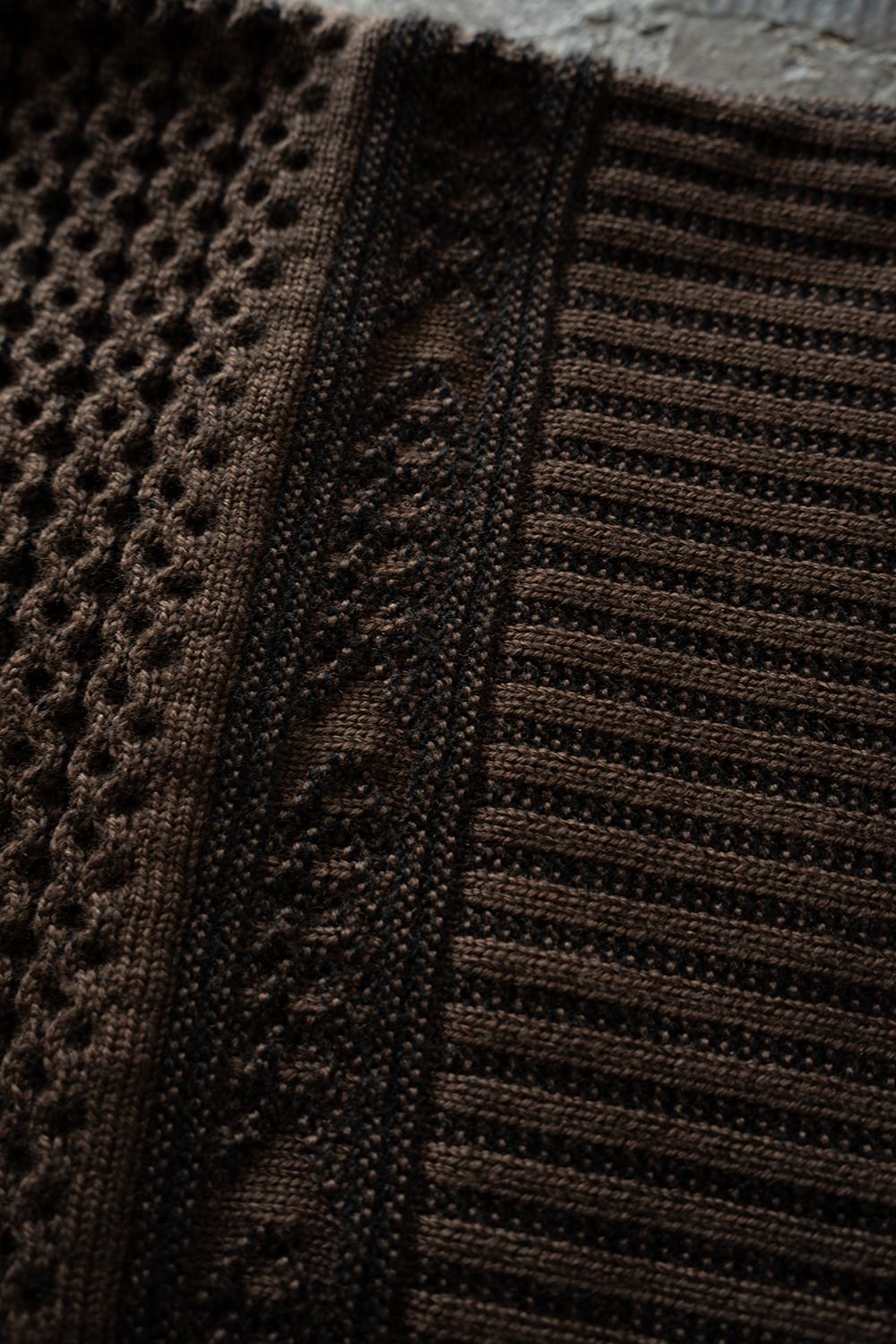 【26AW】Akiiro Drivers Knit(BROWN)