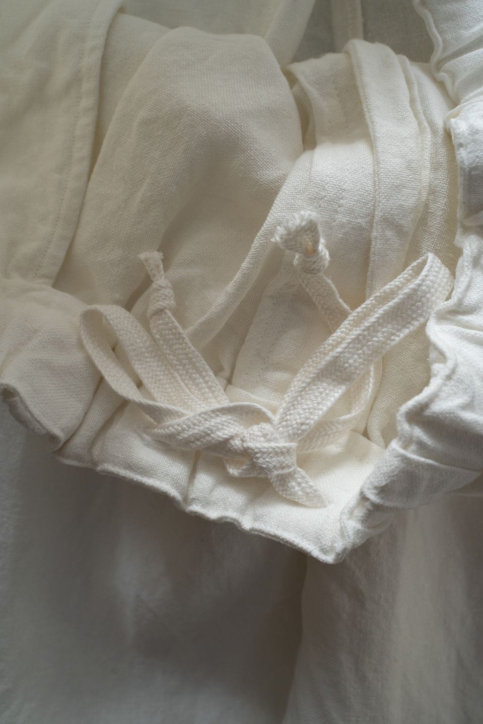 起毛大麻パンツ(白)