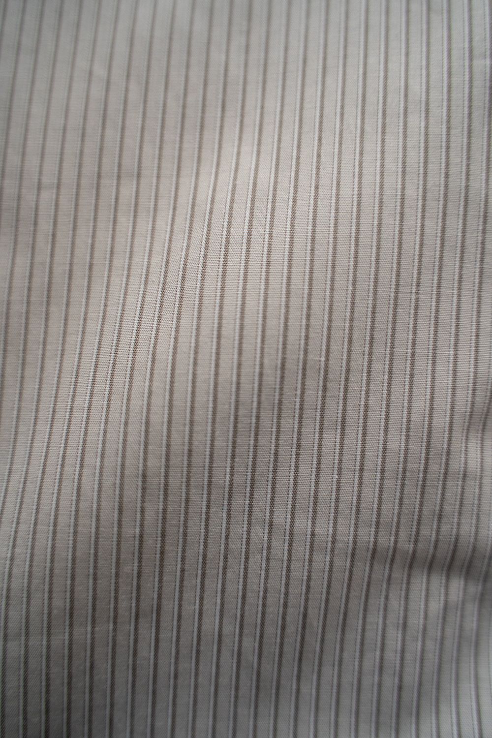 【ラスト1点】【24AW】ブロードレギュラーカラーシャツ(GRAY STRIPE)