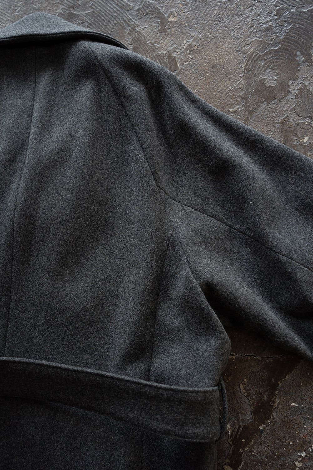 【26AW】Belted Over Coat/ベルテッドオーバーコート(GRAY)