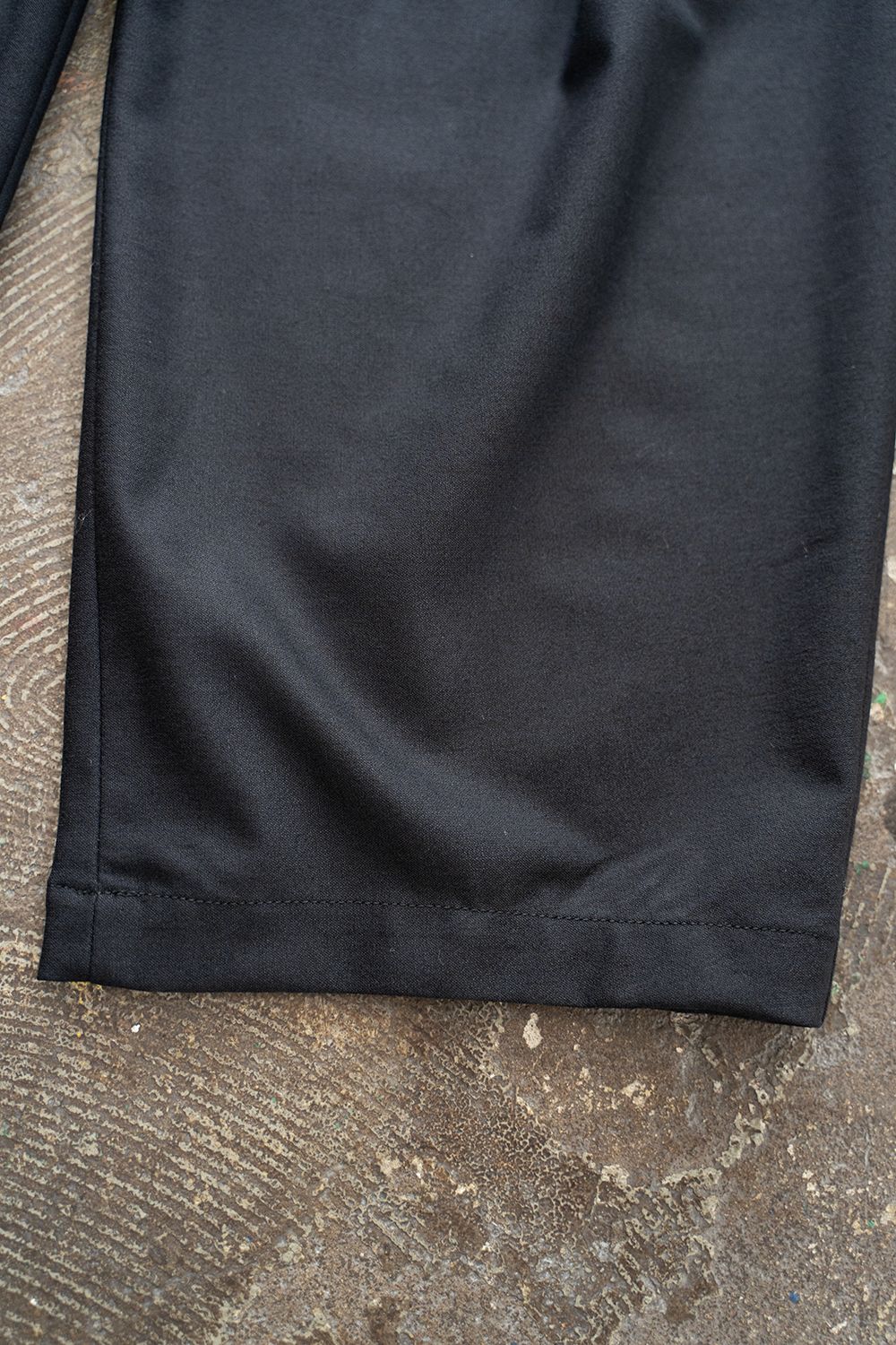 【ラスト1点】【23AW】Stretch T/W Gathered Pants/ストレッチT/Wギャザーパンツ(NAVY)