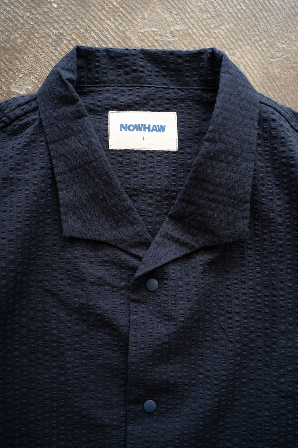 【25SS】"week s/s"pajama【セットアップ】(seersucker NAVY)