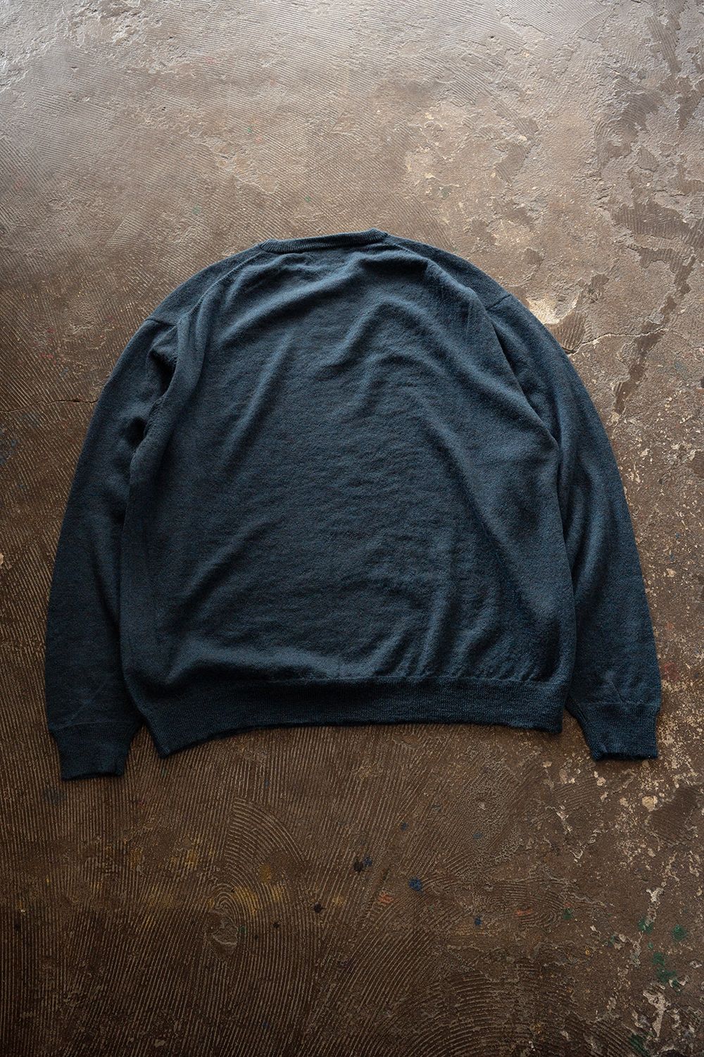 【26AW】エクストラキッドモヘア12Gニット(DUSTY BLUE)
