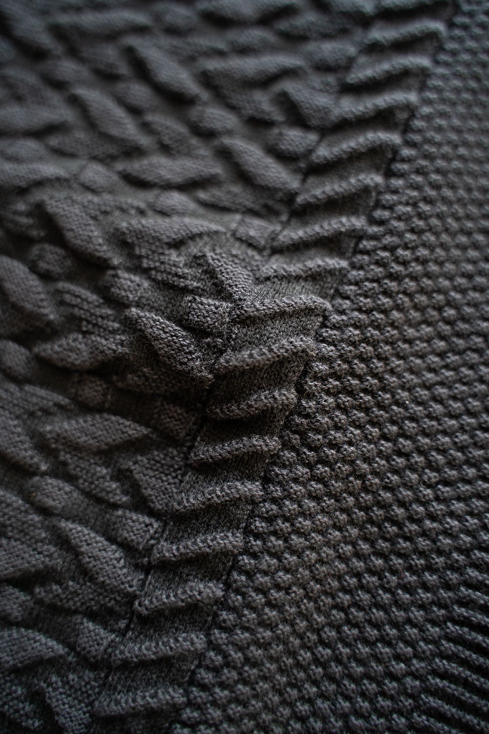 【ラスト1点】【24SS】Kusabue Knit(BLACK)