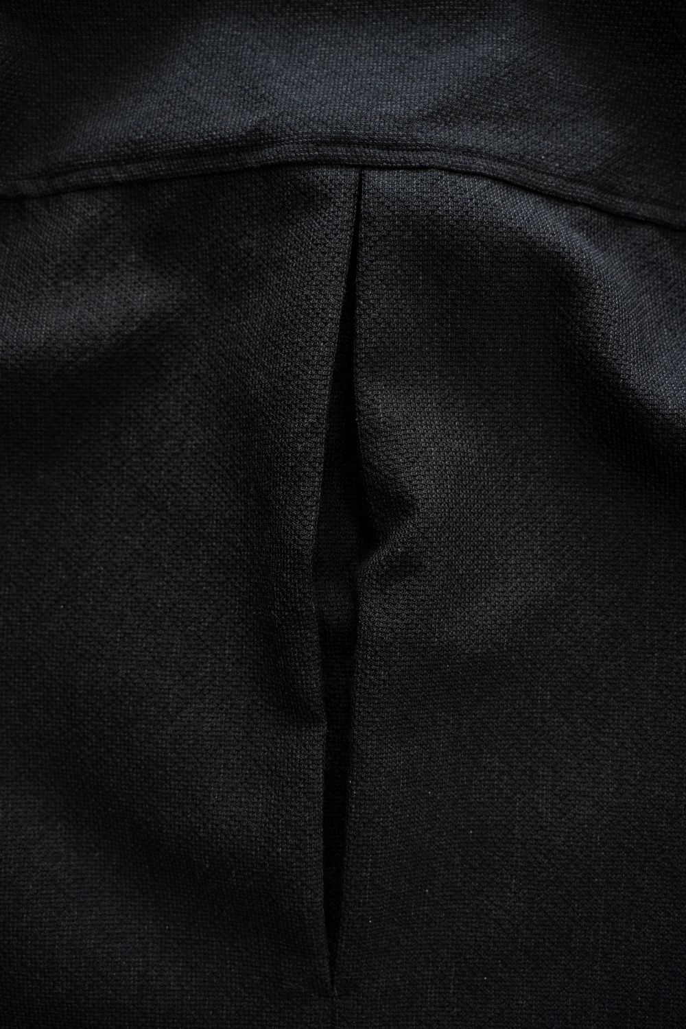 【26SS】両胸ポケットシャツジャケット(INK BLACK)