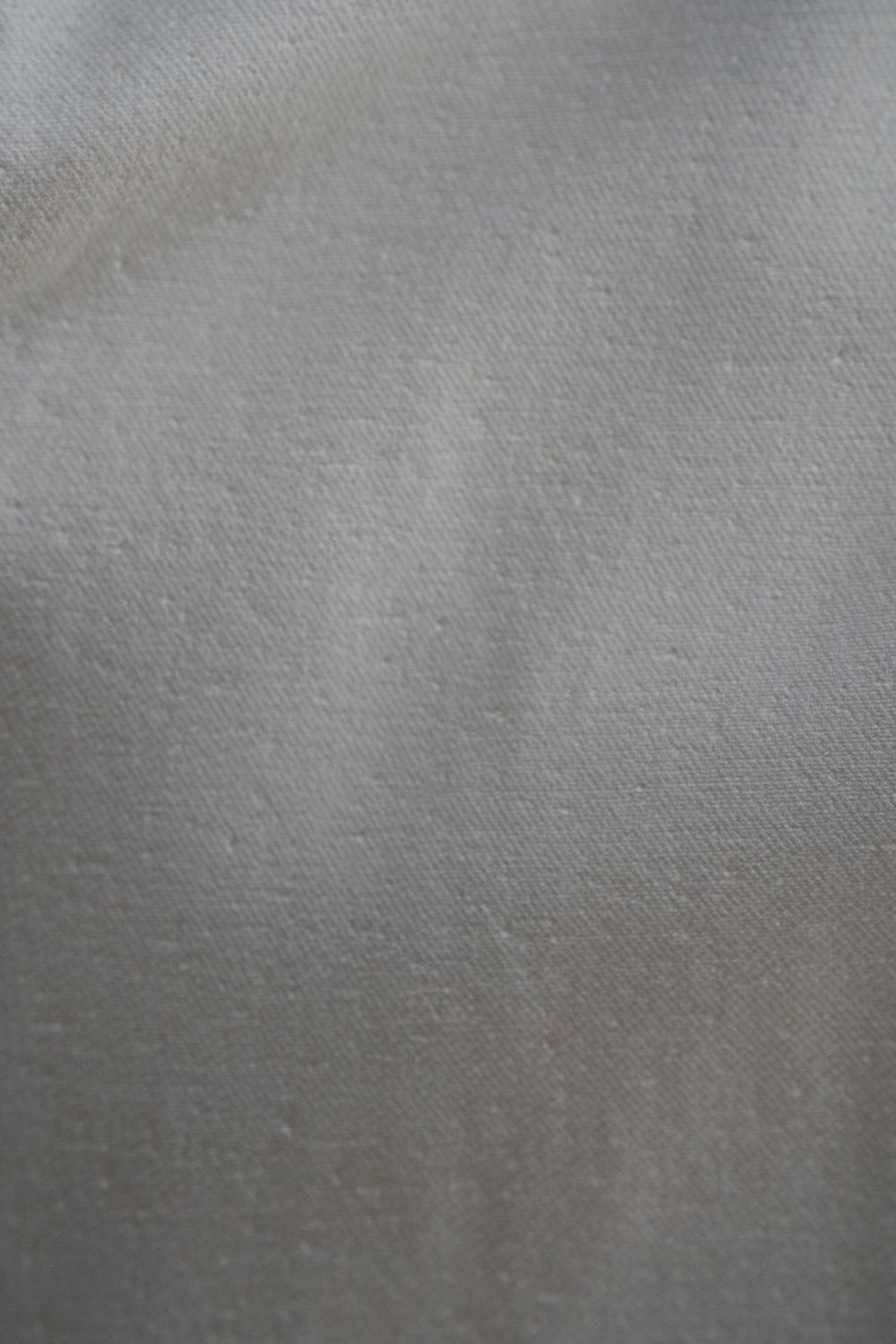 【25AW】Silk Nep Kersey Band Collar Bosom Shirt(PEARL WHITE)