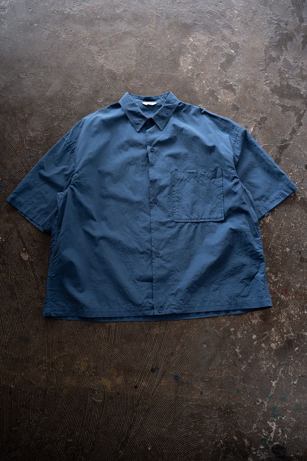【26SS】Oversized Stitching Shirt(BLUE)