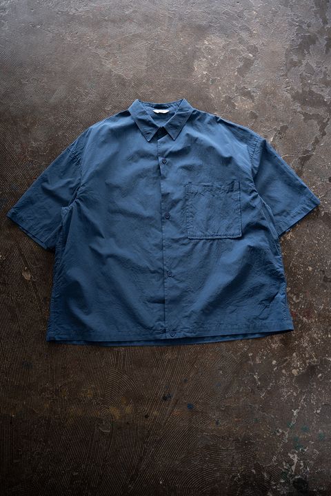 【26SS】Oversized Stitching Shirt(BLUE)