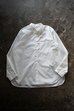 【ラスト1点】【24AW】ブロードレギュラーカラーシャツ(WHITE)
