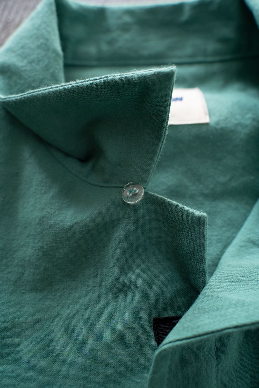 【26SS】"joint(short)"pajama【オールインワン】(washed light cotton GREEN)