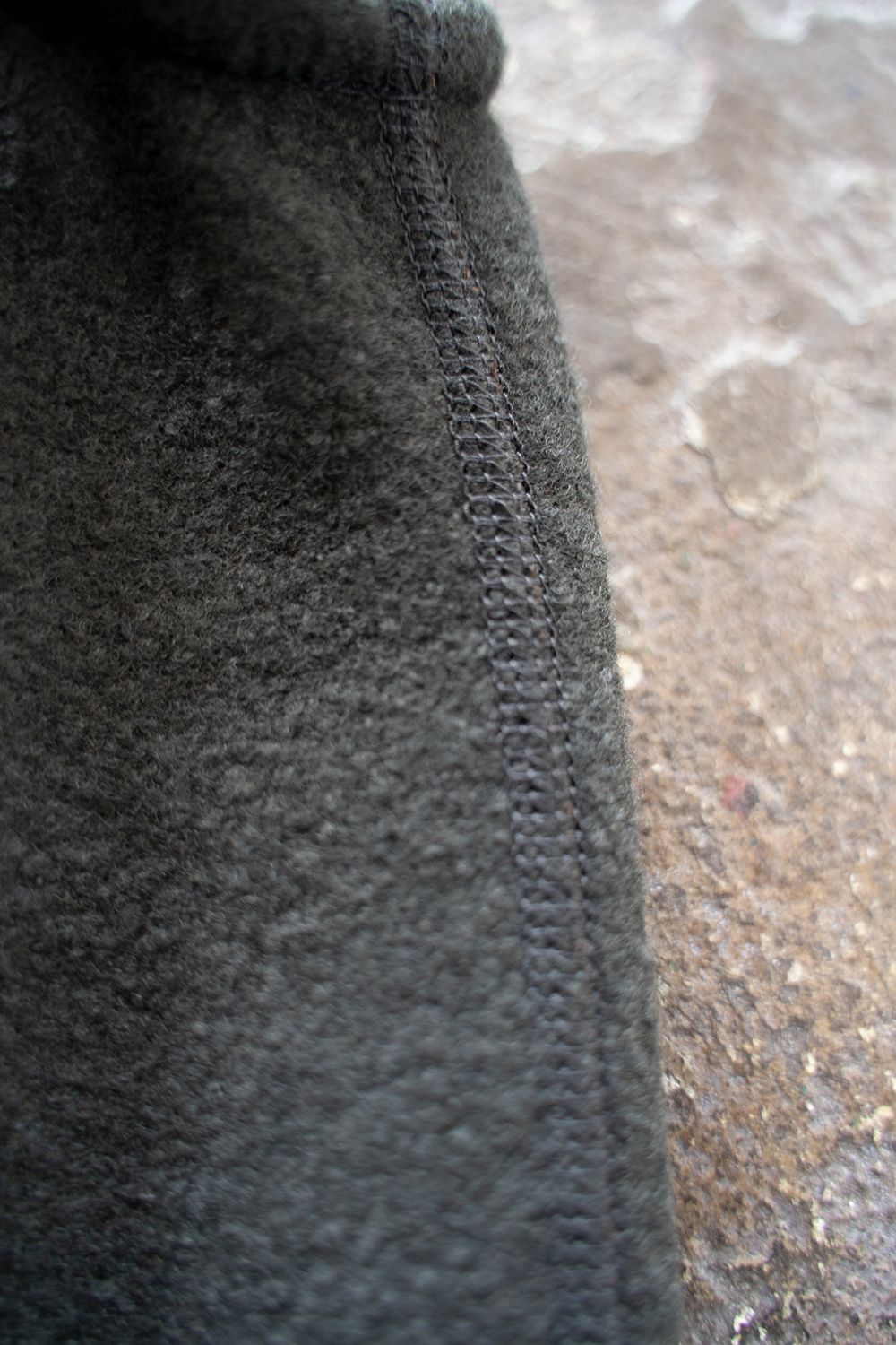 【ラスト1点】【21AW】ウールパイルジップベスト(CHARCOAL)