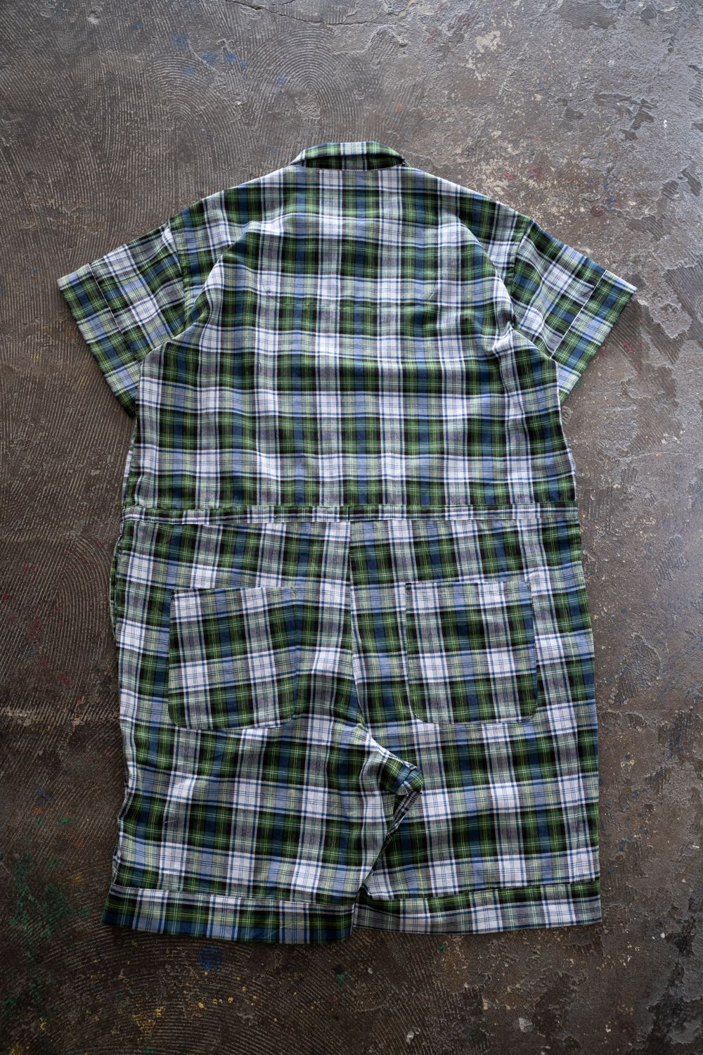 【26SS】"joint(short)"pajama【オールインワン】(MADRAS CHECK)
