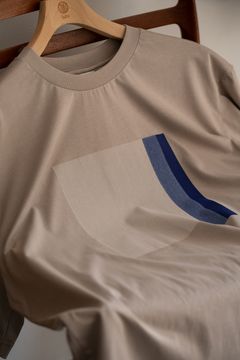 【26SS】シルクスクリーンプリントTシャツ(GREIGE)