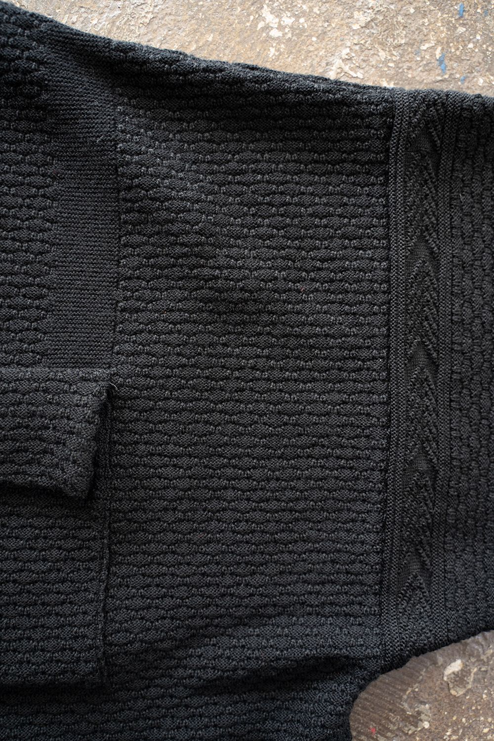 【25AW】Shinsetsu Knit Jacket(BLACK)