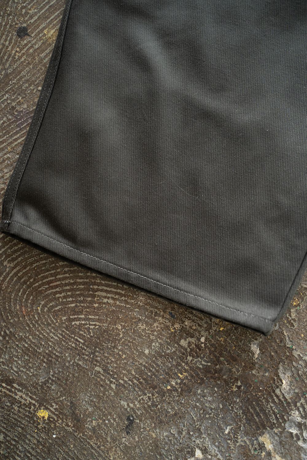 STILL BY HAND COTTON TWILL WDE TAPERED PANTS [PT01232] : un
