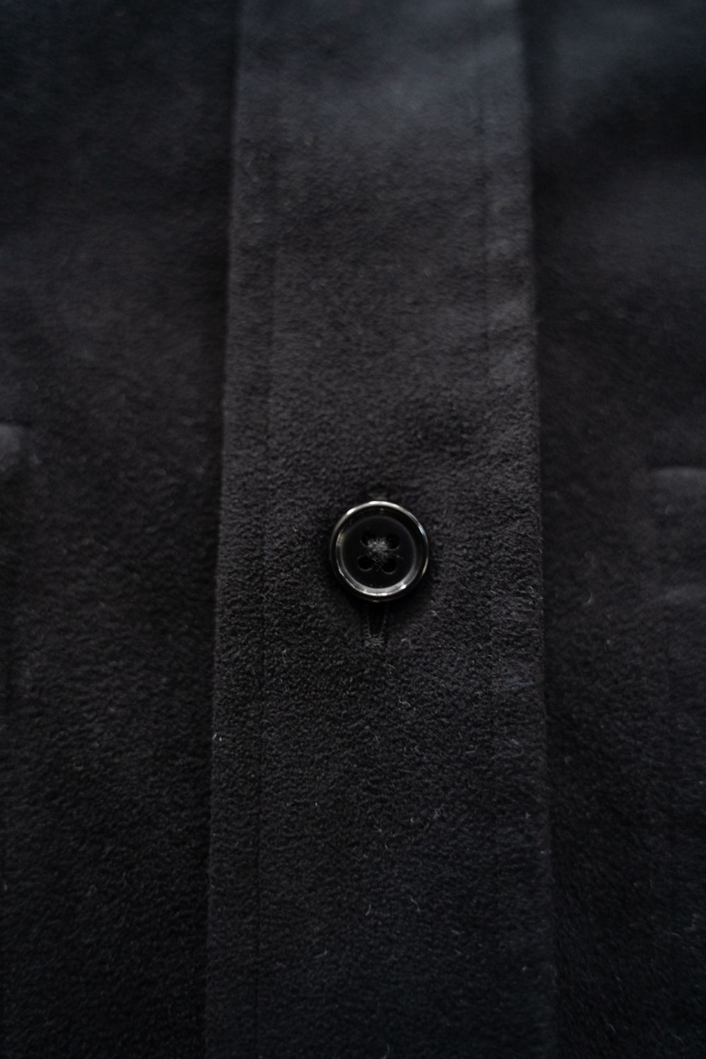 【ラスト1点】【25AW】フェイクスウェードシャツブルゾン(INK BLACK)