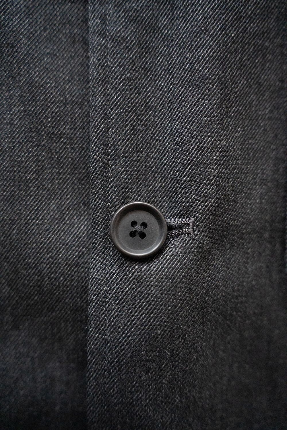 【25AW】ウールサージカバーオール(CHARCOAL)