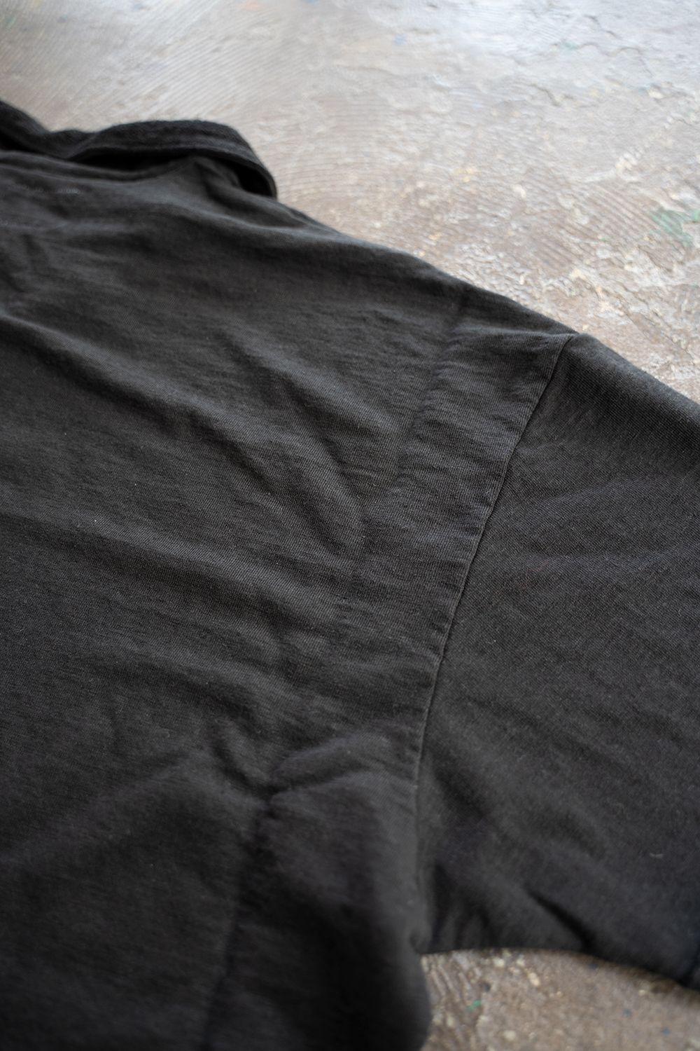 【ラスト1点】Beach Shirt/リネンパイルビーチシャツ(BLACK)
