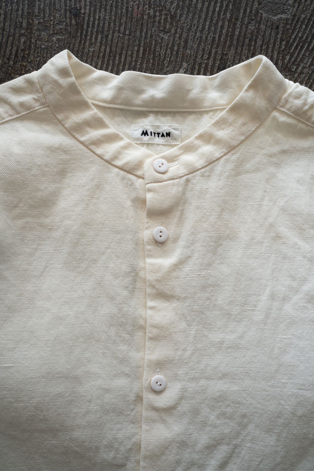 和紙大麻シャツ(白)