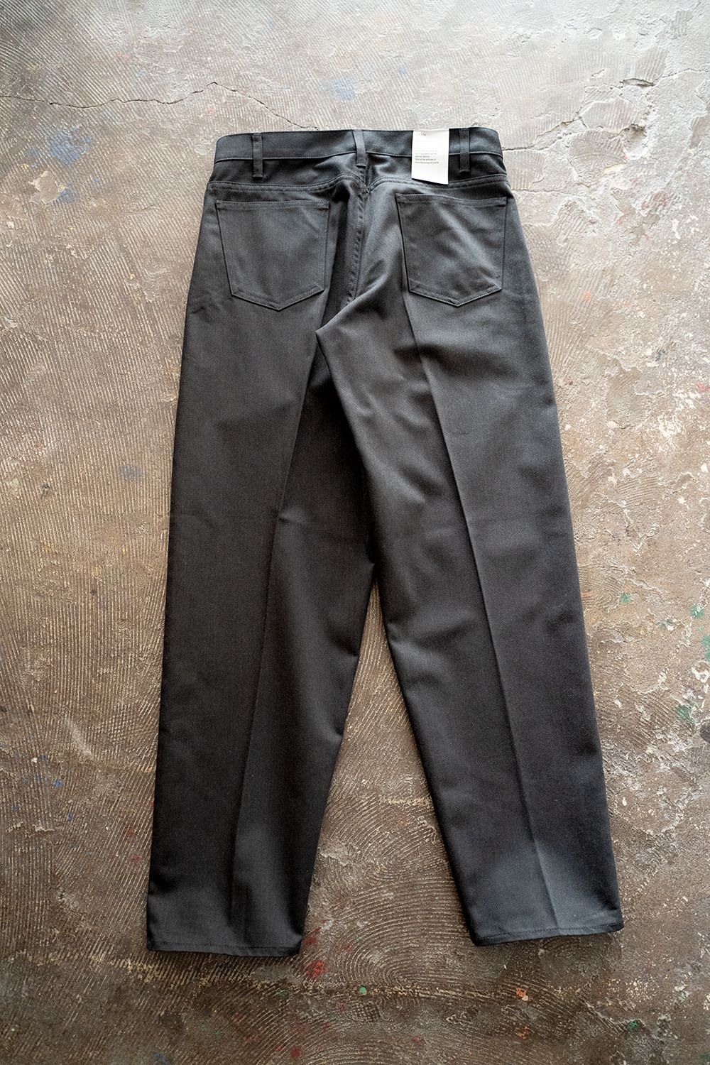 【ラスト1点】スビンコットンリサイクルポリエステル4ポケットパンツ(BLACK)