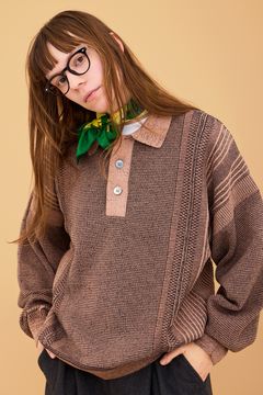 【26AW】Akisame Knit Polo(PINK)