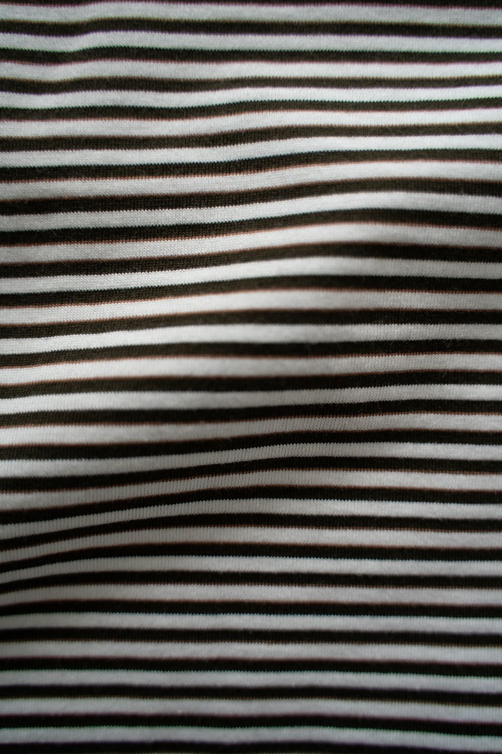 【ラスト1点】【25SS】ボーダーTシャツ(WHITE×OLIVE)