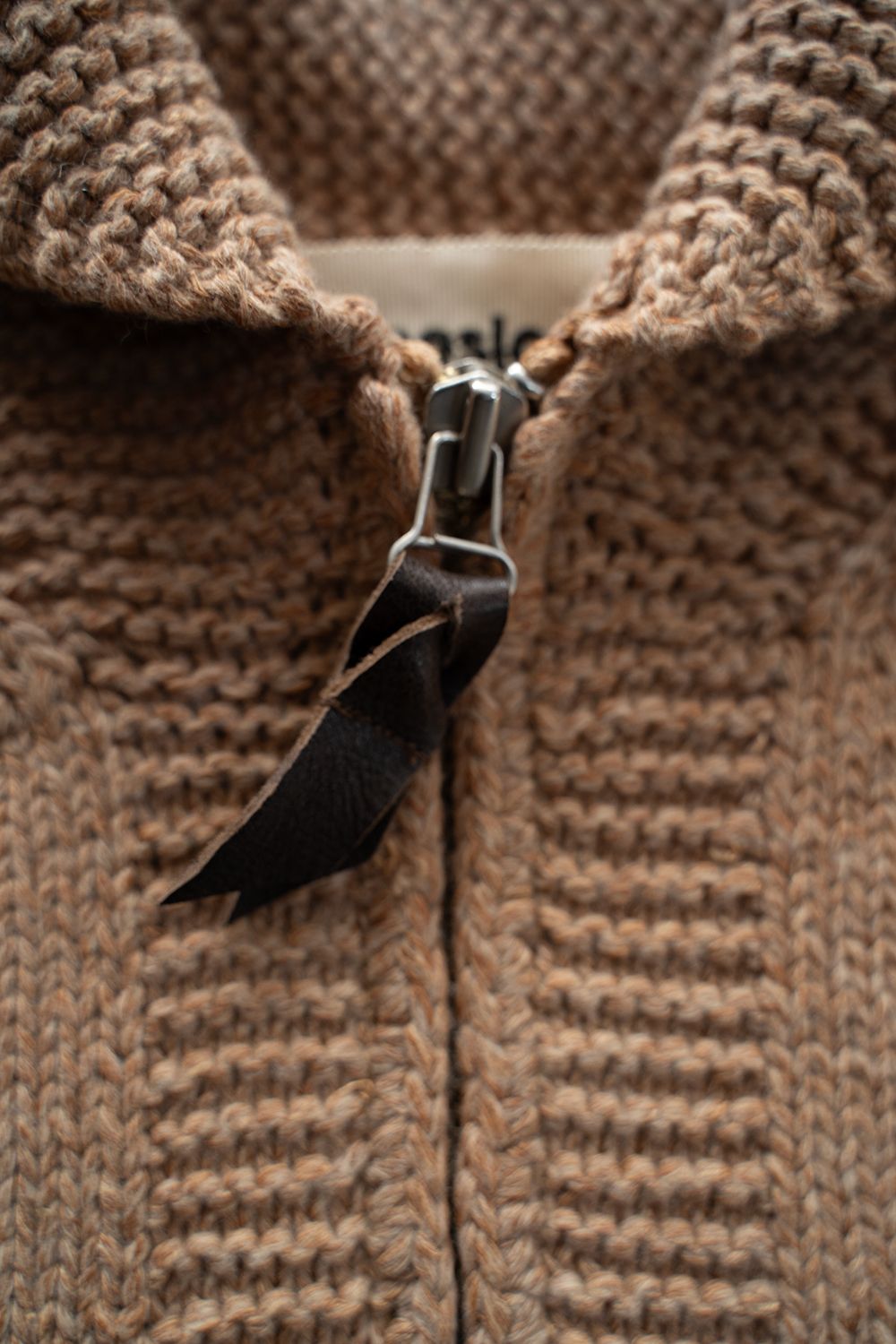 【Sサイズ】Cotton/Papar/Wool HAND KNITTING cowichan sweater(KAKISHIBU)
