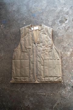 【ラスト1点】【22AW】コットンギャバジンシンサレートベスト(OLIVE)