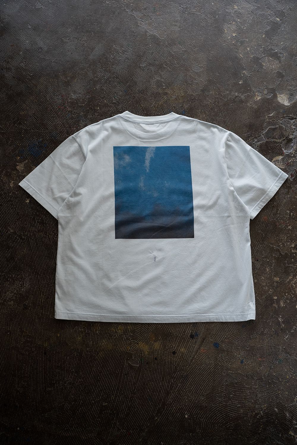 【ラスト1点】【25SS】バックプリントTシャツ(SAX BLUE)
