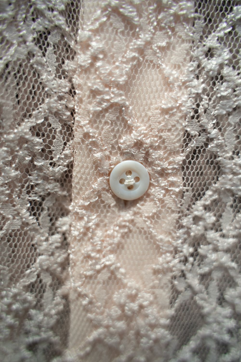 【ラスト1点】【24SS】Russell Lace L/S Shirt/ラッセルレースロングスリーブシャツ(ECRU)