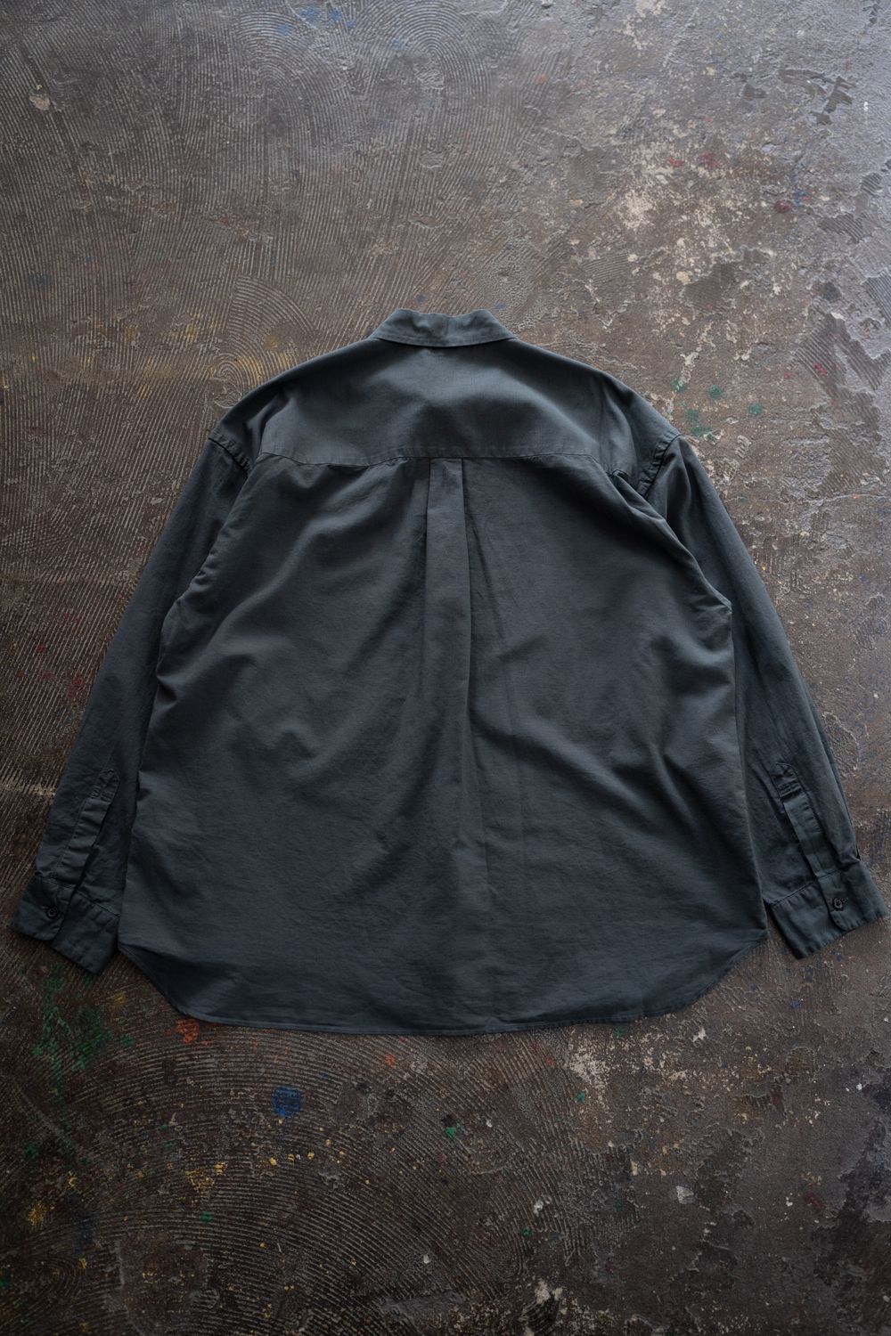 【26SS】コットン×ヘンプオーバーシャツ(BLUE GREY)