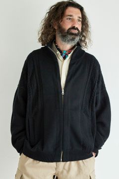 【ラスト1点】【22SS】Natsumi Knit Blouson(BLACK)