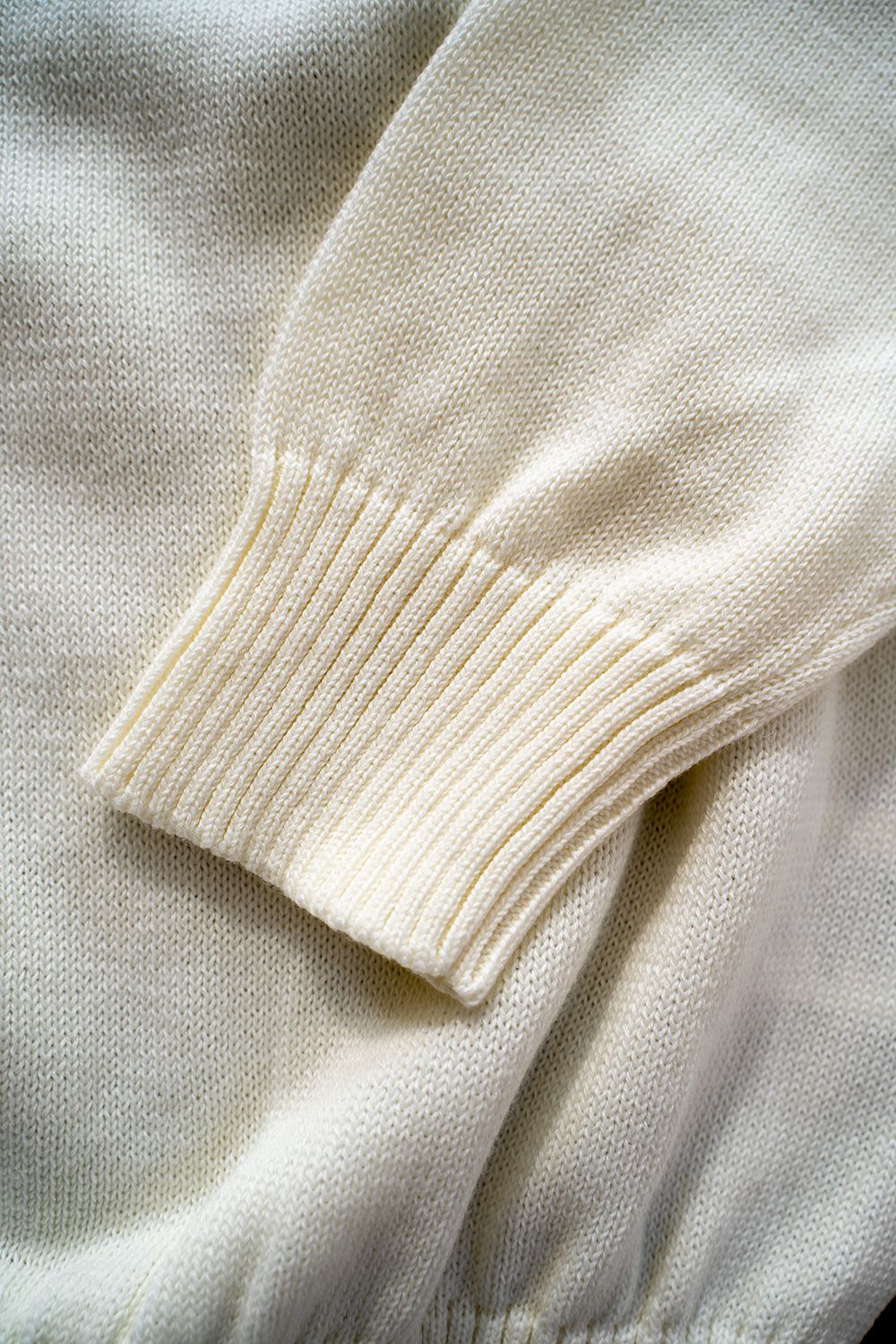 【ラスト1点】アスペロコットンプレーティングニット(OFF WHITE)