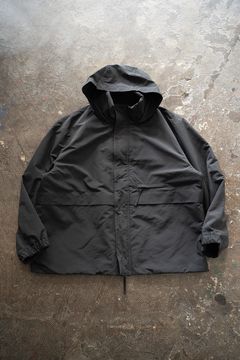【ラスト1点】【24AW】撥水ポリエステルスタンドカラーブルゾン(INK BLACK)
