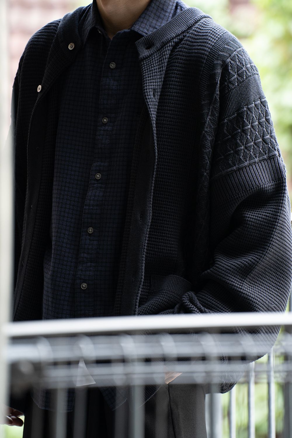 【ラスト1点】【25AW】Ginka Cardigan(DARK NAVY)